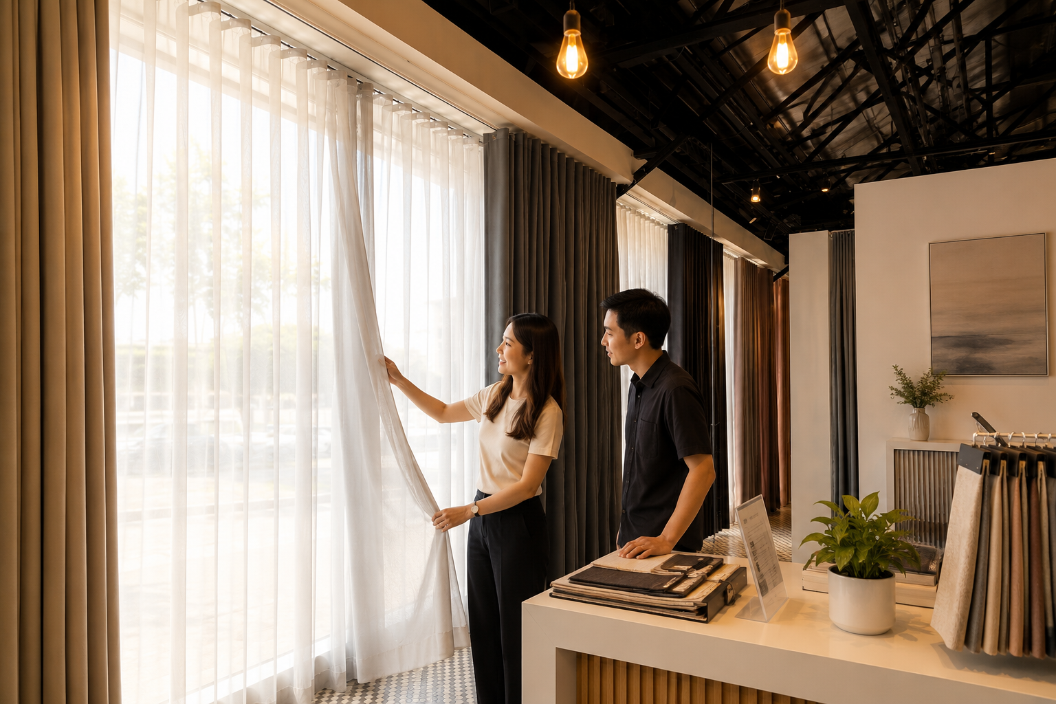 Curtains guides